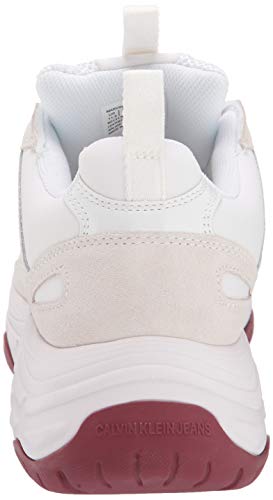 Calvin Klein Jeans Hombres Blanco Marvin Chunky Zapatillas-UK 7