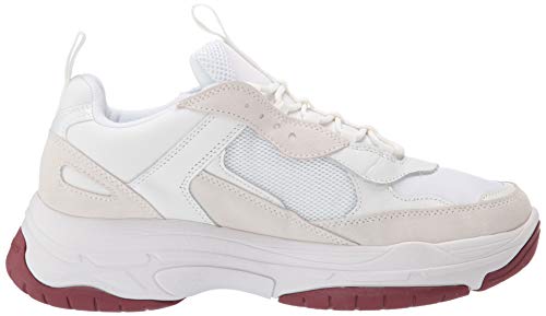 Calvin Klein Jeans Hombres Blanco Marvin Chunky Zapatillas-UK 7