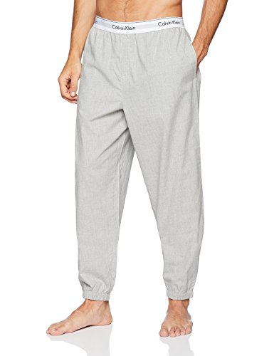 Calvin Klein Jogger Pantalones de Pijama, Gris (Heather Grey 080), M para Hombre