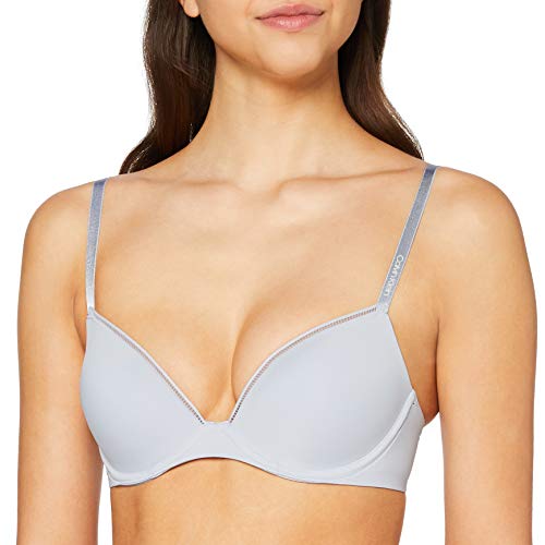 Calvin Klein Lift Plunge Sujetador con Push-up, Azul (Ice Pulp 8zw), DD (Talla del Fabricante: DD32) (Pack de 2) para Mujer