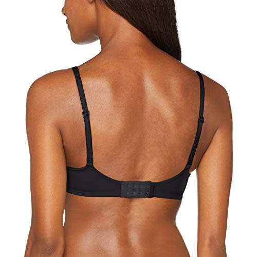 Calvin Klein Plunge Sujetador con Push-up, Negro (Black 001), 90B (Talla del Fabricante: 0B34) para Mujer