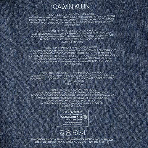 Calvin Klein - Sábana Bajera, Algodón, Aislante., König