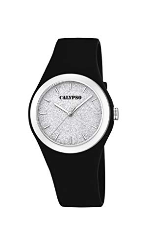 Calypso Watches Reloj Analógico para Mujer de Cuarzo con Correa en Plástico K5754/6