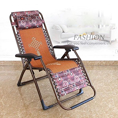 Cama Plegable Individual Silla Plegable Tumbonas para el balcón Silla de Playa de Oficina Silla de Mujer Embarazada Picnic de la Tarde en casa (Color Opcional) (Color : A)