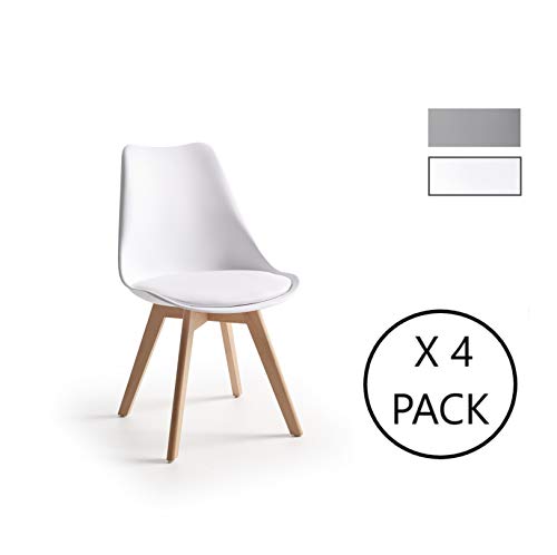 CAMBIA TUS MUEBLES- PACK DE 4 SILLAS TULIPA TOWER