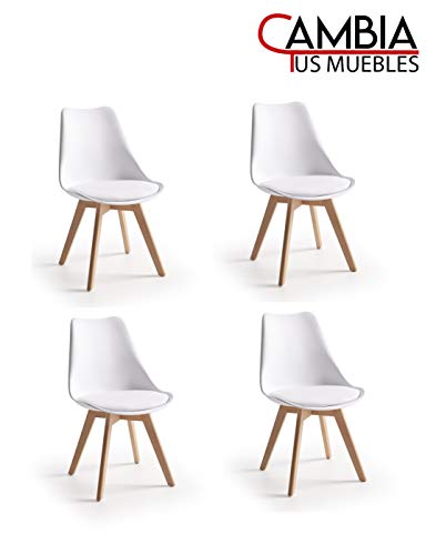 CAMBIA TUS MUEBLES- PACK DE 4 SILLAS TULIPA TOWER