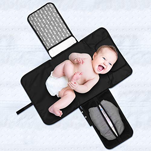 Cambiador Bebe Portatil Impermeable Plegable Regalos Originales Para Bebes Recien Nacidos Cambiador de Viaje Bolsillo para Almacenamiento MUBYTREE
