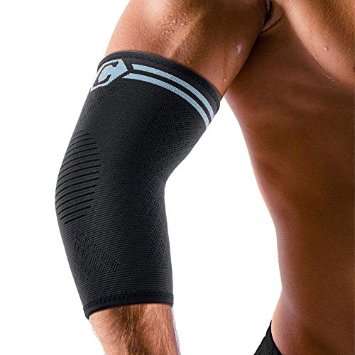 CAMBIVO 2 x Coderas Epicondilitis, Coderas Deportivas para Hombre y Mujer, Codera de Compresion para Tendinitis, Crossfit, Gym, Golfista, Manga Compresion para Alivio de Dolor