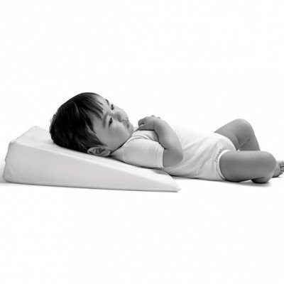 Cambrass 34522 - Almohada Confort Cuna Liso E Blanco 55X37 Cm
