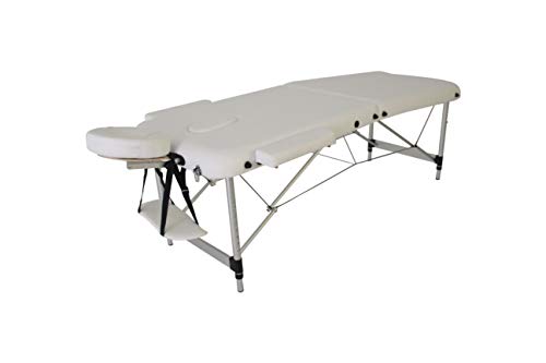 Camilla de masaje de aluminio portátil plegable ajustable Tatuajes esteticista Masajeador Fisioterapia Tatuaje