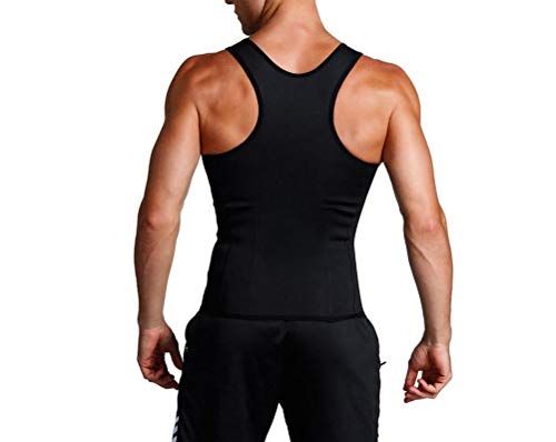 Camisa de compresión Adelgazante para Hombre Camiseta sin Mangas Adelgazante para el Cuerpo Camiseta Ajustada Faja de Control de Barriga