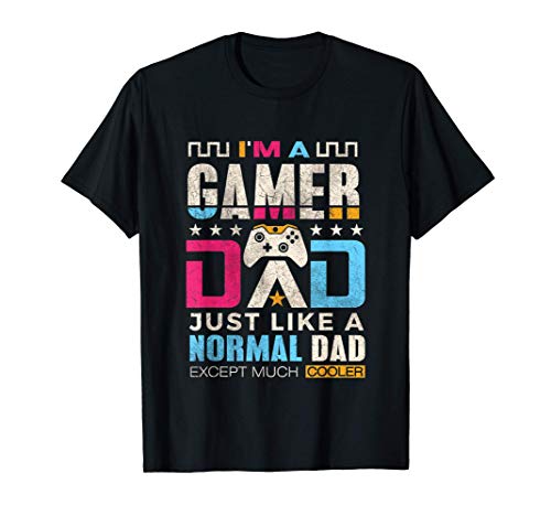 Camisa de papá jugador Camiseta de videojuegos divertidos Camiseta
