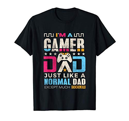 Camisa de papá jugador Camiseta de videojuegos divertidos Camiseta
