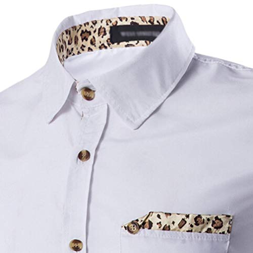 Camisas Casual Hombre Manga Larga, Covermason Camisa de Manga Larga Delgada de los nuevos Hombres del otoño del Invierno