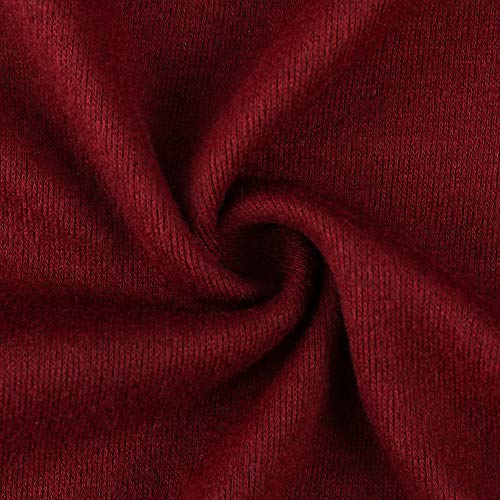 Camiseta Blusa de Manga Larga con Cuello Redondo para Mujer Blusas de Fiesta Camisetas Mujer Originales Jerseys Suéter Otoño Invierno