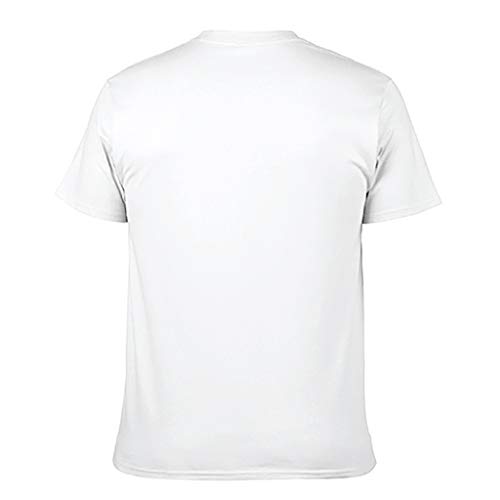 Camiseta de algodón para hombre, color rosa, duradera, con cuello plano, diseño de cultura japonesa blanco XXXL