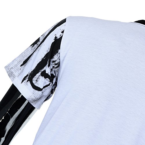 Camiseta de Manga Corta con Capucha y Manga Corta con Capucha y Manga Corta de Tops por Internet.