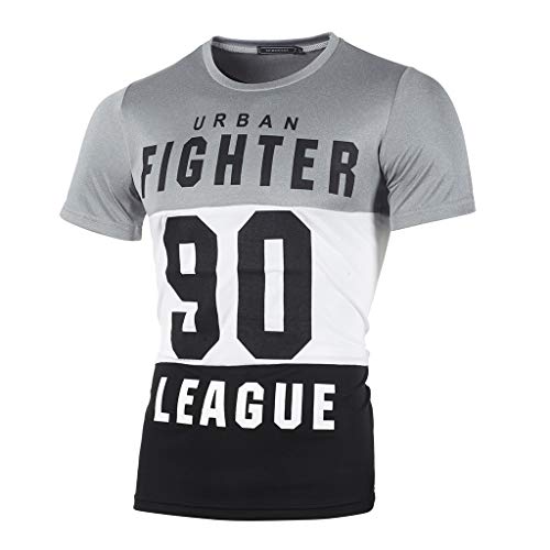 Camisetas Hombre Manga Corta Nuevo Promociones Blusa Impresión Tops Hombre Verano Reducción de Precio