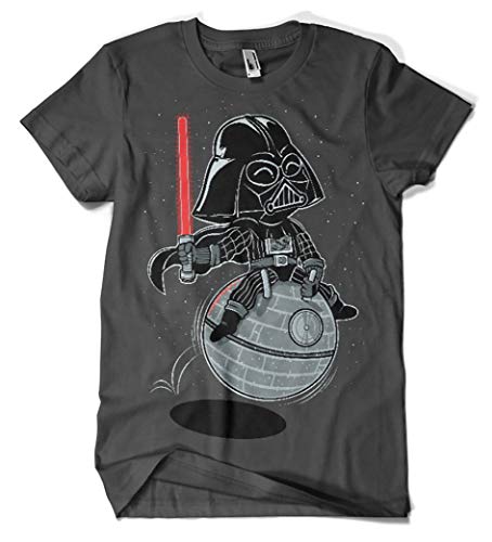 Camisetas La Colmena 154 Bouncy Star - (by Fernando Sala Soler) (L, Gris Oscuro.)