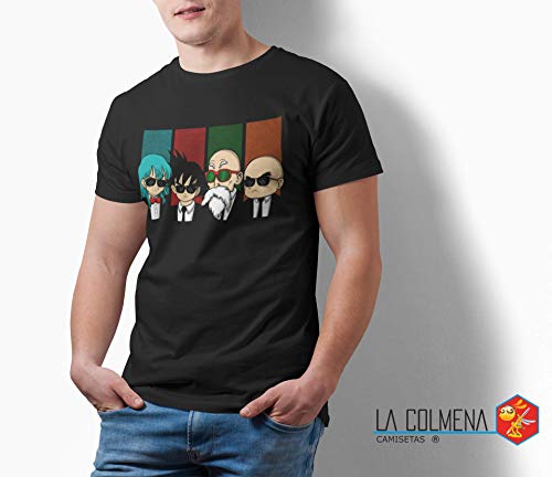 Camisetas La Colmena - 2239-Reservoir Kame -Dragon Ball - Reservoir Dogs (Melonseta) L