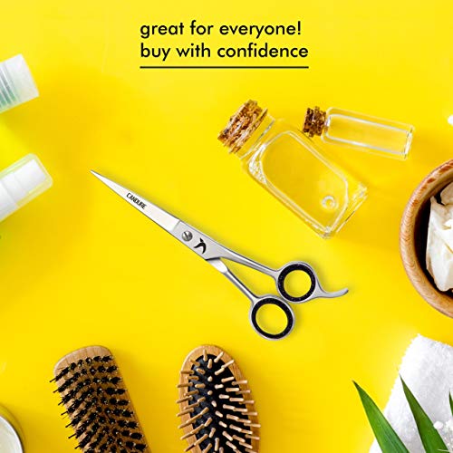 Candure Tijeras de Peluqueria Profesional - Tijeras de Peluquero Acero Inoxidable Tijeras de Pelo de para Corte de