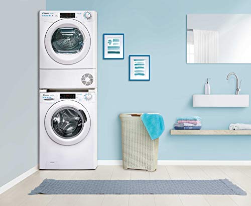 Candy CSW 485D/5-S - Lavasecadora 8+5Kgs, NFC, display digital, certificado Woolmark, 15 programas, 1400rpm, clase AAA, color blanco