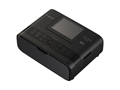 Canon Selphy CP1300 - Impresora fotográfica inalámbrica (Apple AirPrint, Mopria, pantalla abatible de 8.1 cm, tintas de 3 colores, 300 x 300 ppp) negro