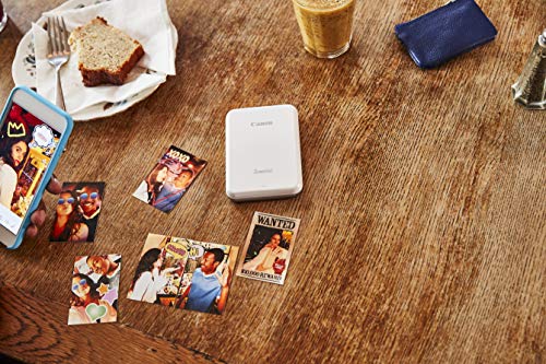 Canon Zoemini Pv-123 - Mini Impresora (Bluetooth, USB, 314 x 600 PPP, Canon Mini Print) Color Blanco