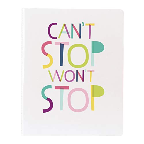 Can't Stop Won't Stop Planificador de vinilo sin fecha