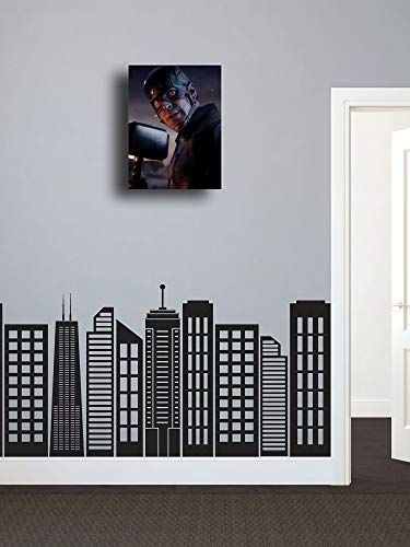 Capitán América Comics 3D pinturas listas para colgar lienzo arte de pared pintura moderna decoración del hogar abstracta pintura al óleo 45,7 x 61 cm