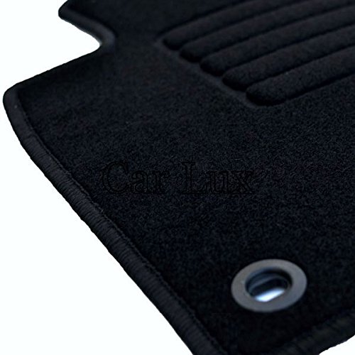 Car Lux AR00358 - Alfombrillas ALFOMBRAS a Medida en Velour para Grand C-MAX Desde 2010-