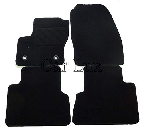 Car Lux AR00358 - Alfombrillas ALFOMBRAS a Medida en Velour para Grand C-MAX Desde 2010-