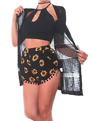 Cárdigan Largo Transparent con 1/2 Manga para Mujer Chaqueta Ligero para Primavera y Verano