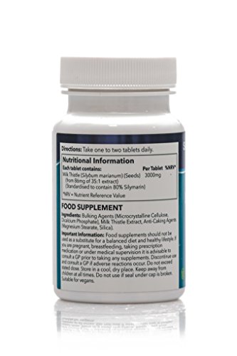 Cardo Mariano 3000mg - ¡Bote para 6 meses! - Apto para veganos - SimplySupplements