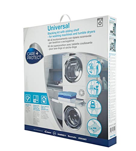 Care+Protect - Kit de unión Universal de lavadoras y secadoras con Bandeja corredera - para Productos de Entre 47cm-62cm