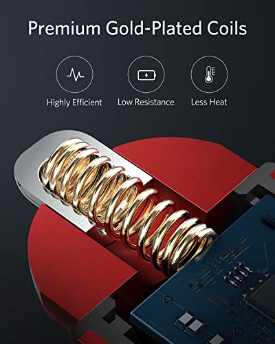 Cargador de coche, Anker Mini 24 W 4,8 A metal Dual USB cargador de coche, PowerDrive 2 aleación Flush Fit adaptador de coche con LED azul, para iPhone XR/Xs/Max/X/8/7/Plus, iPad Pro/Air 2/Mini y más