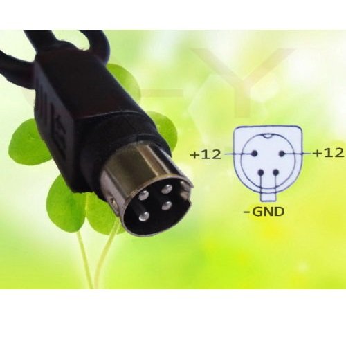 CARGADOR ESP ® Cargador Corriente 12V 6A 4 Pin Compatible con reemplazo CWT Channel Well Technology KPL-060F con Tipo de Clavija/Conector: 4 Pin Recambio Replacement