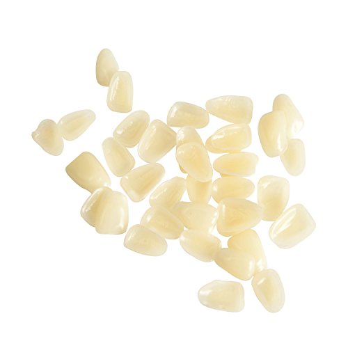 Carillas dentales AZDENT® - Fundas ultrafinas, blanqueadoras de resina para la cara anterior de los dientes superiores (A2), pack de 75 unidades.