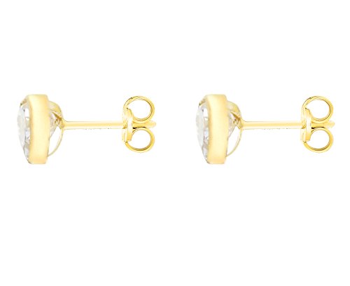 Carissima Gold Pendientes de mujer con oro amarillo de 9 quilates (375/1000), circonita
