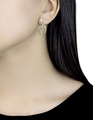 Carissima Gold Pendientes de mujer con oro amarillo de 9 quilates (375/1000), circonita