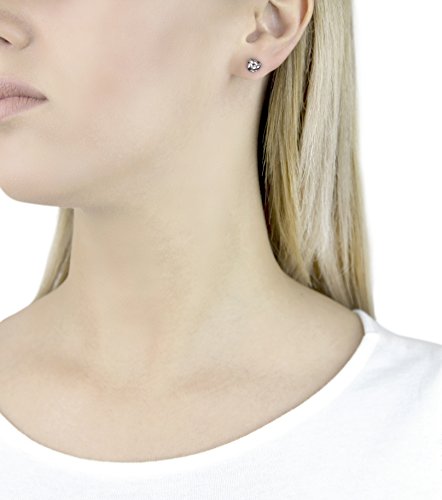 Carissima Gold Pendientes de mujer con oro blanco de 18 K (750)