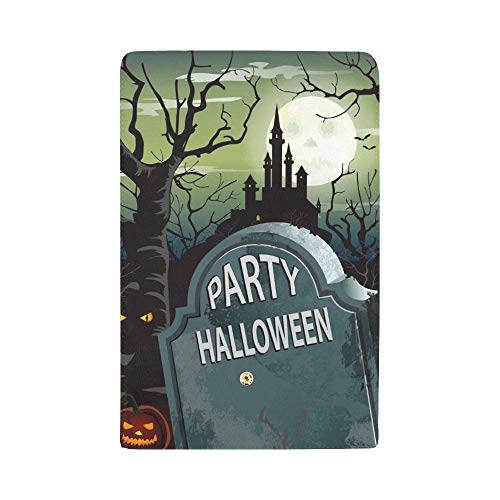 Cartel de Fiesta de Halloween Personalizado único para Mujer, Cartera Triple, Monedero Largo, Titular de Tarjeta de crédito, Bolso de Mano