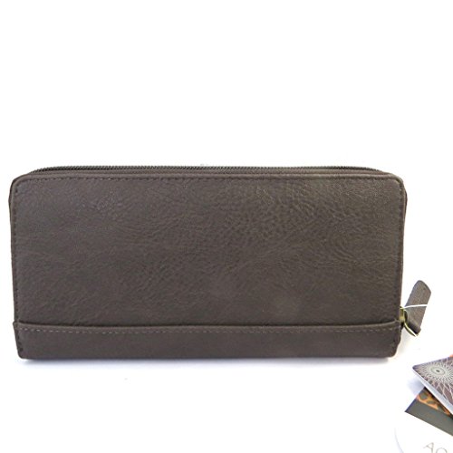 Cartera cremallera 'Gabol'topo (20x10x3 cm).