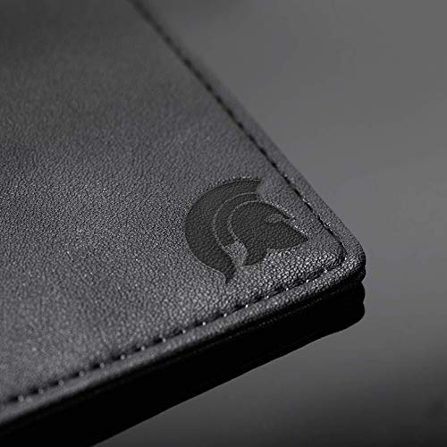 Cartera Delgada con Bloqueo de identificación por Radio frecuencia (RFID), Tarjetero Minimalista para Tarjetas de crédito, con Capacidad de hasta 7 Tarjetas y Billetes.