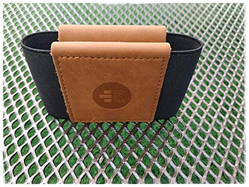 Cartera Tarjetero Minimalista para Hombre y Mujer. Billetera pequeña Deportiva, compacta y Casual con Capacidad para Tarjetas de crédito, Monedas y una pequeña Llave. GOANSEE Sport.