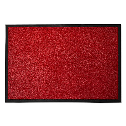casa pura Alfombras Entrada casa - Alfombras de Vinilo | Felpudo Mono | Tapete Exterior o Interior | Lavable | Diversos Colores (Rojo, 60x90 cm)