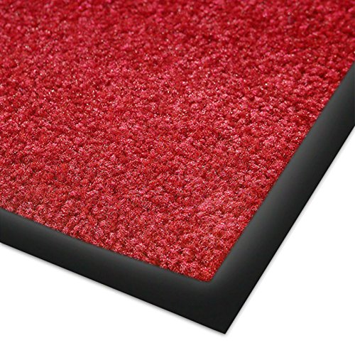 casa pura Alfombras Entrada casa - Alfombras de Vinilo | Felpudo Mono | Tapete Exterior o Interior | Lavable | Diversos Colores (Rojo, 60x90 cm)