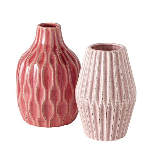 CasaJame 2 - Estructura decorativa (gres, 20,5 x 14 cm), color rosa claro