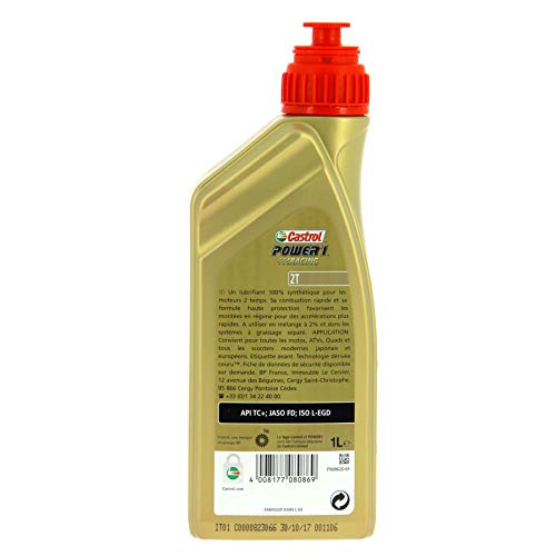 Castrol Power 1 2T Aceite de motor, 1L