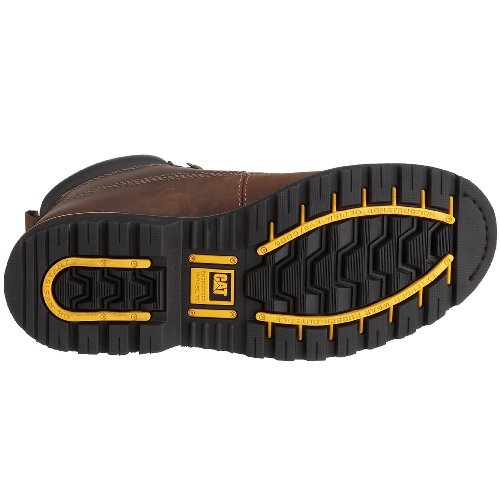 Cat Footwear Cat Caterpillar Steel Toe Sicherheit Stiefel Holton Nr, Botas Chelsea para Hombre, Marrón Oscuro (Dark Brown), 40 EU